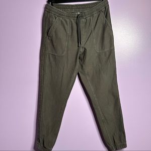 Athleta Farallon Jogger Pants Sz 4 Olive Green